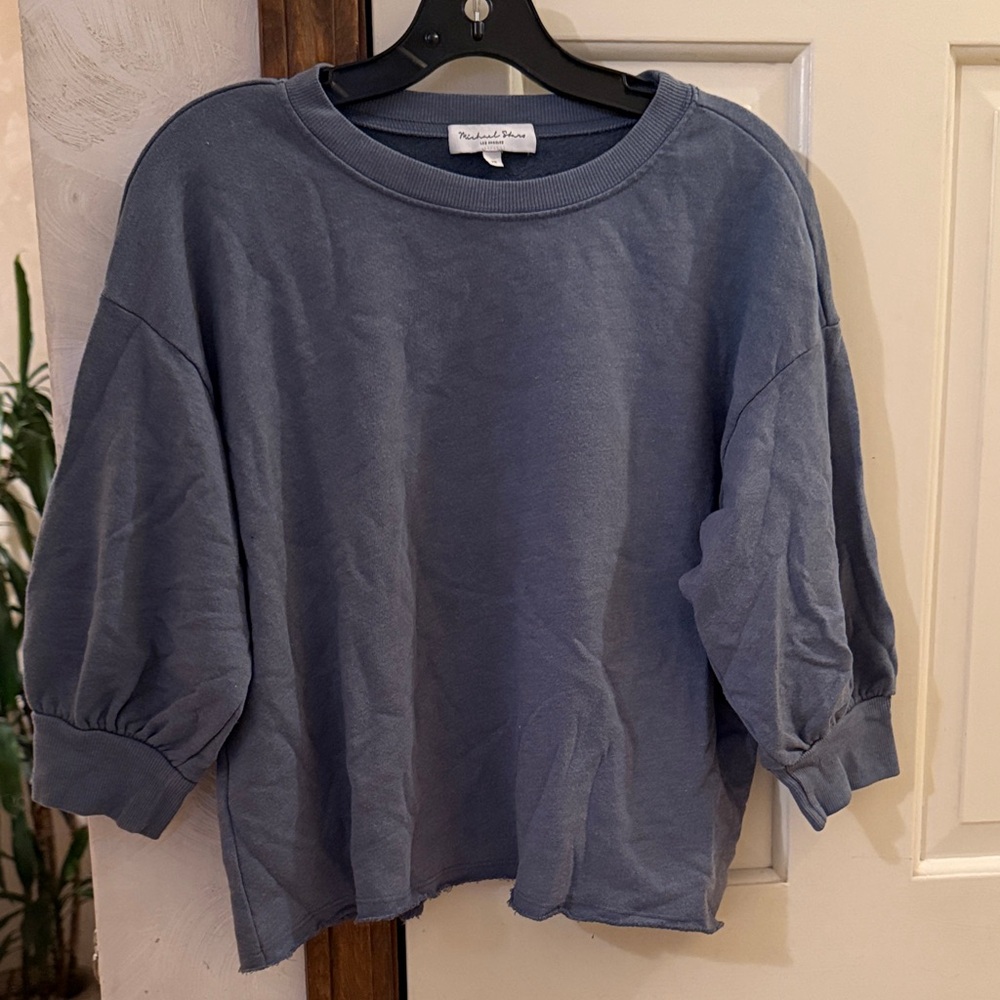 Michael Stars Blue Sweatshirt